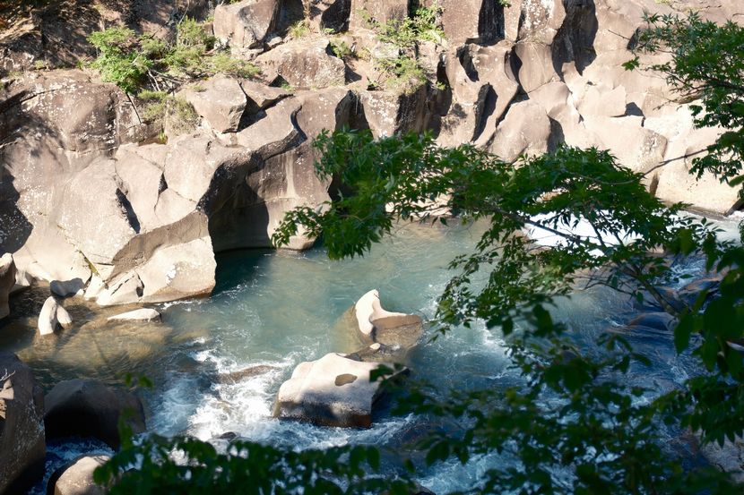 厳美渓の五月の写真