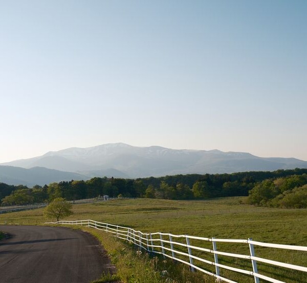 栗駒山の５月の風景写真