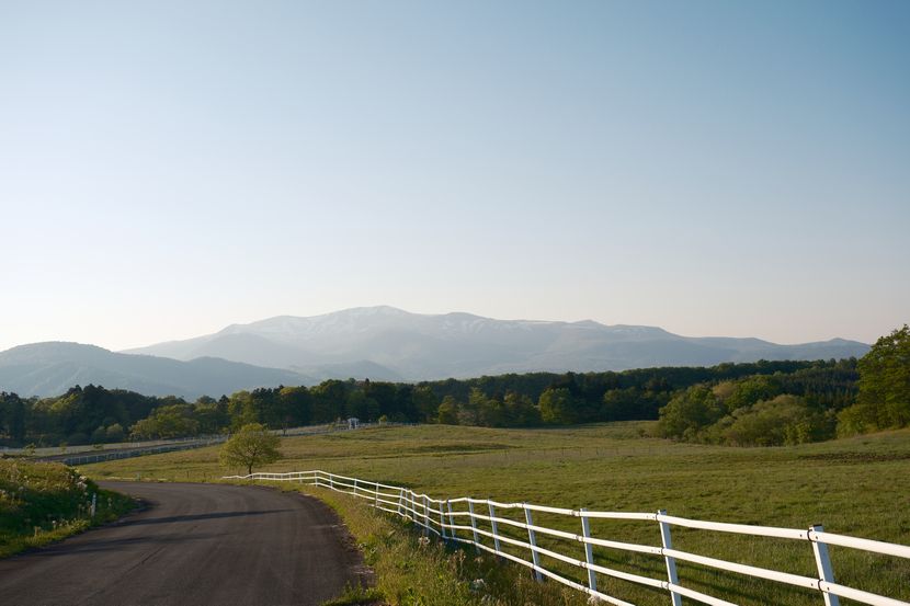 栗駒山の５月の風景写真