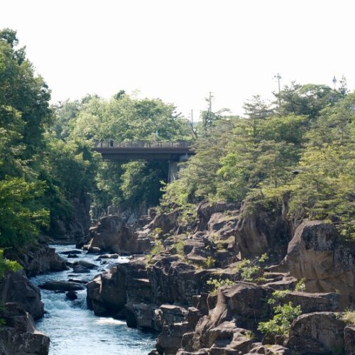 厳美渓５月・春の絶景