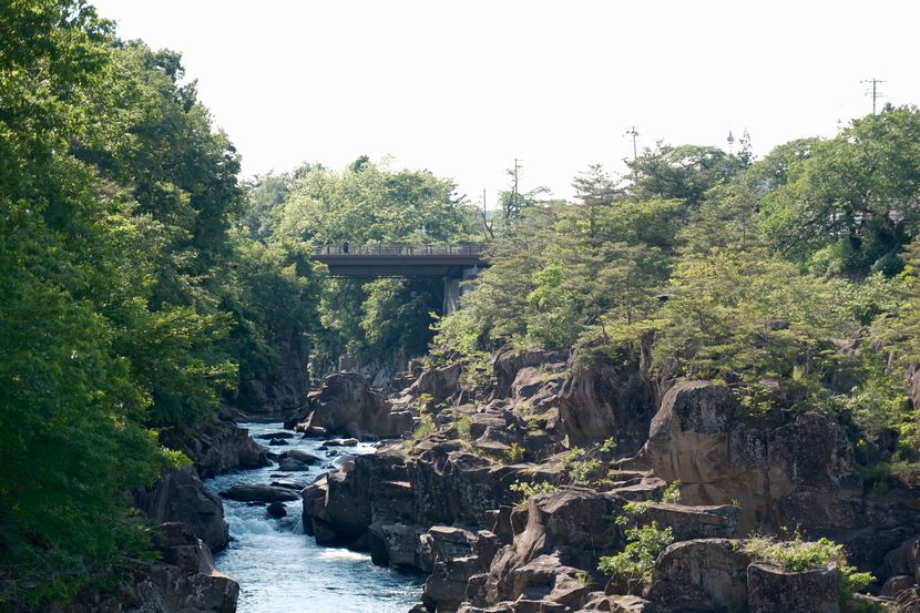 厳美渓５月・春の絶景