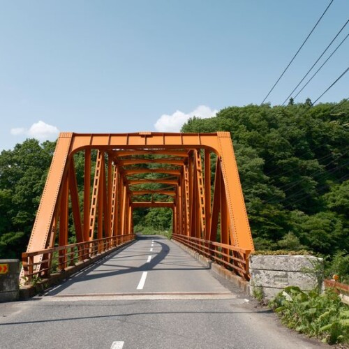 鳴子ダム上流のお気に入りの橋の風景