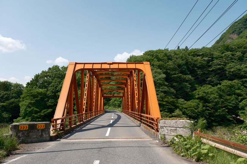 鳴子ダム上流のお気に入りの橋の風景