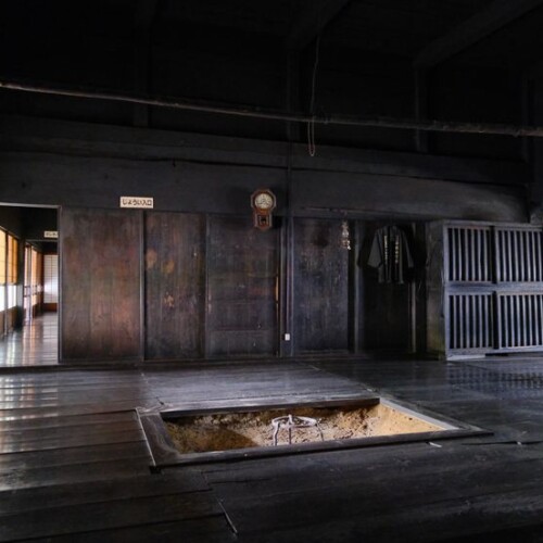 旅先の古民家の風景