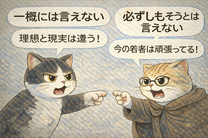 似た言葉なのに、議論が噛み合わない理由