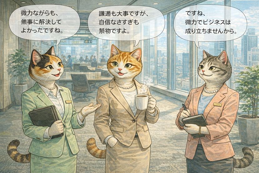 一流の現場で選ばれる「微力ながら」の使い方