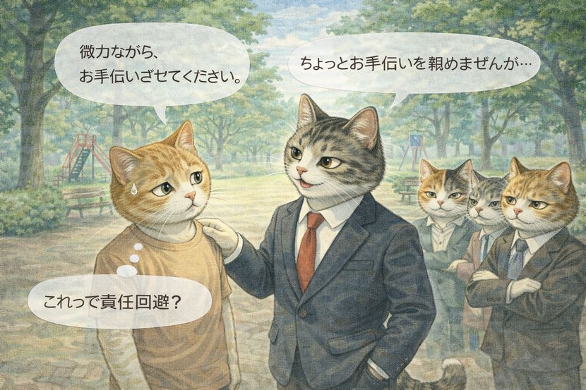 周囲が感じ取る「責任回避？」という違和感