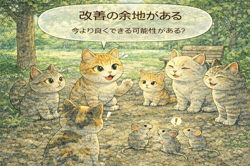 公園で広がる「改善の余地」という発想