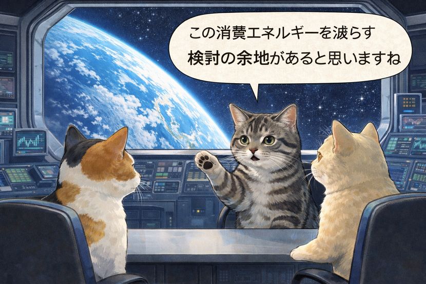 宇宙から見直す「検討の余地がある」という判断