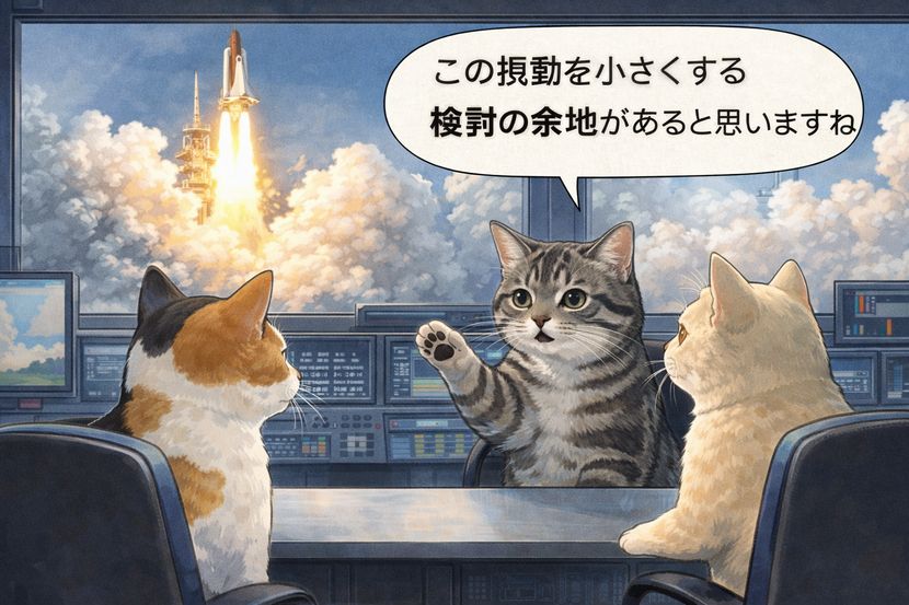 打ち上げ直後に出てくる「検討の余地がある」