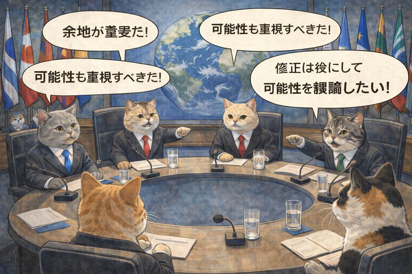 国際会議で交錯する「余地」と「可能性」