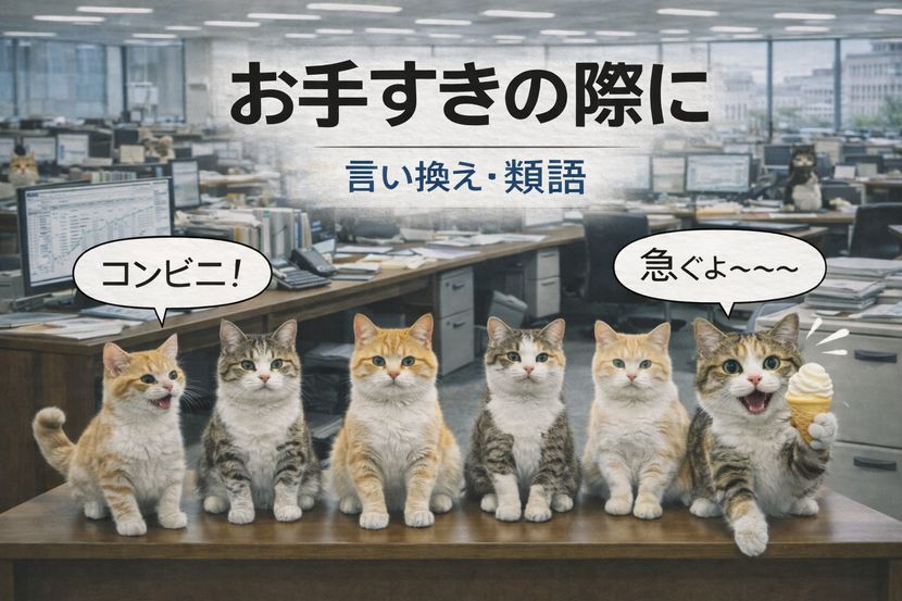 「お手すきの際に」を考える猫会議