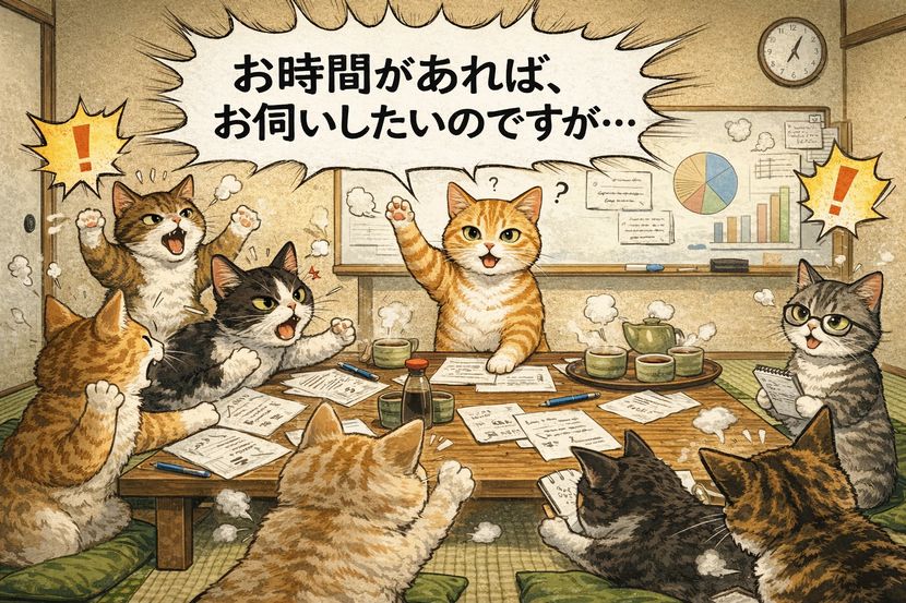 お手すきの際に、が場を丸くする