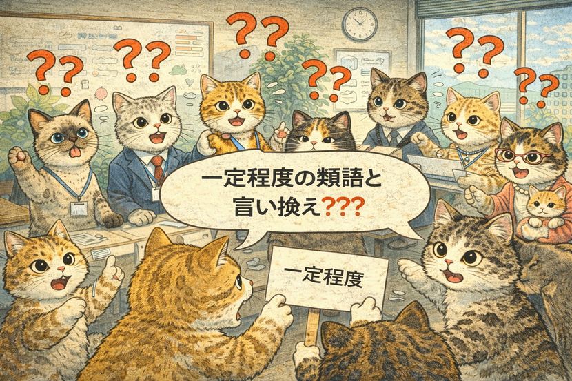 曖昧な言葉に迷うネコ社会