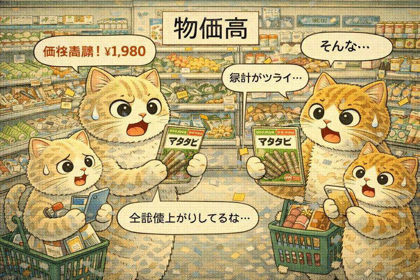 スーパーで実感する物価高