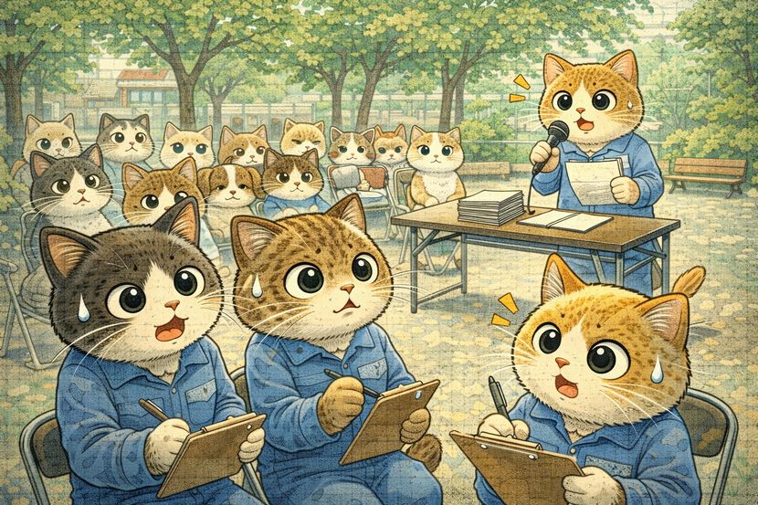 役不足と言われた集会の戸惑い