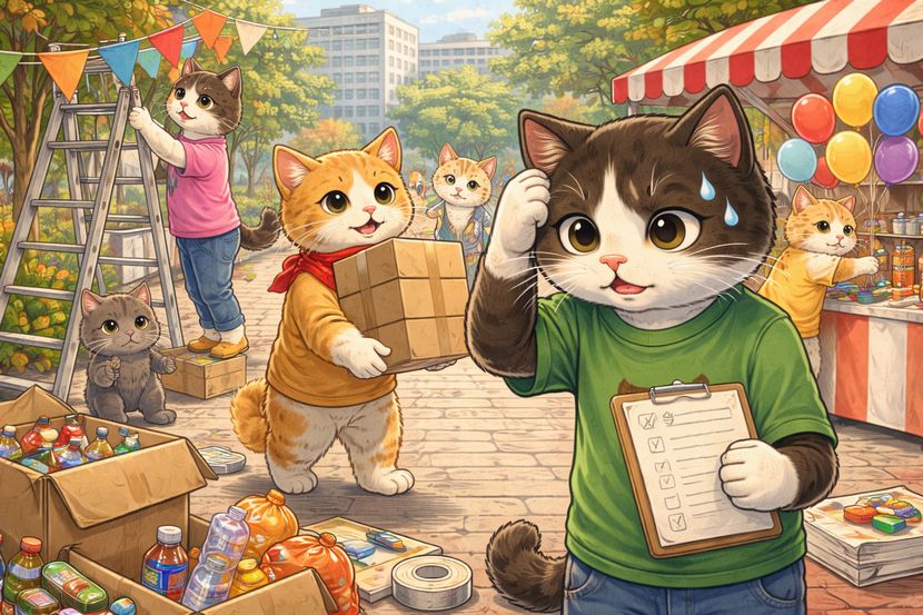 学園祭準備で揺れる役不足