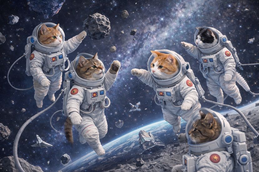 漂流する「すべからく」──宇宙空間で交差する五匹の解釈