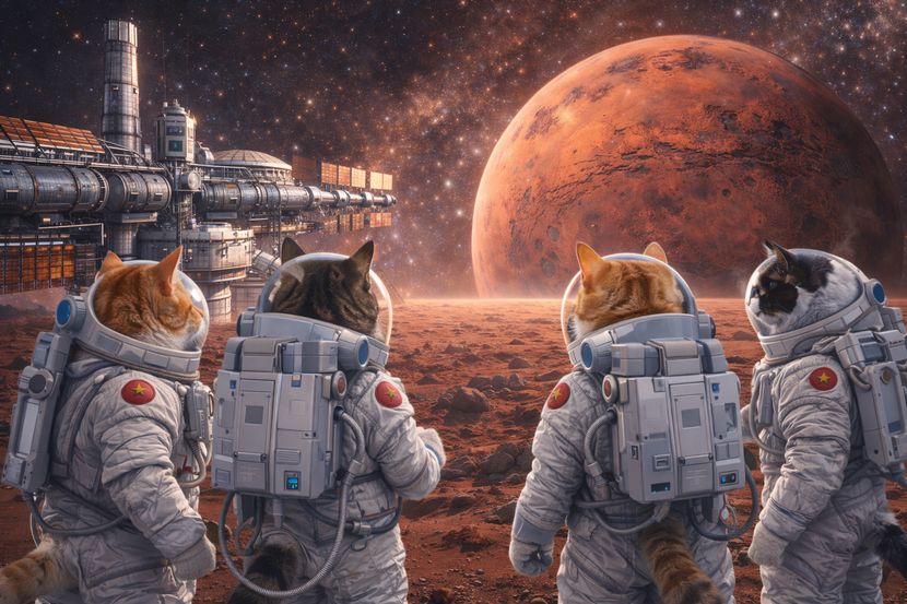 背に宇宙ステーション、前に火星──それでも揺れる「すべからく」