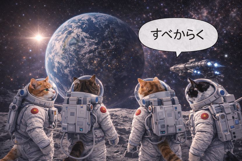 発つ船を見送りながら考える「すべからく」──宇宙の縁にて