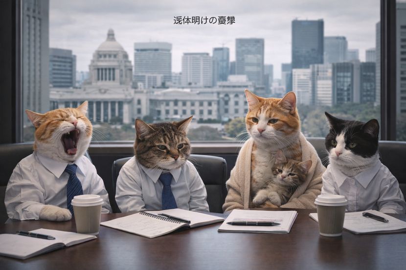 連休明け最初の会議