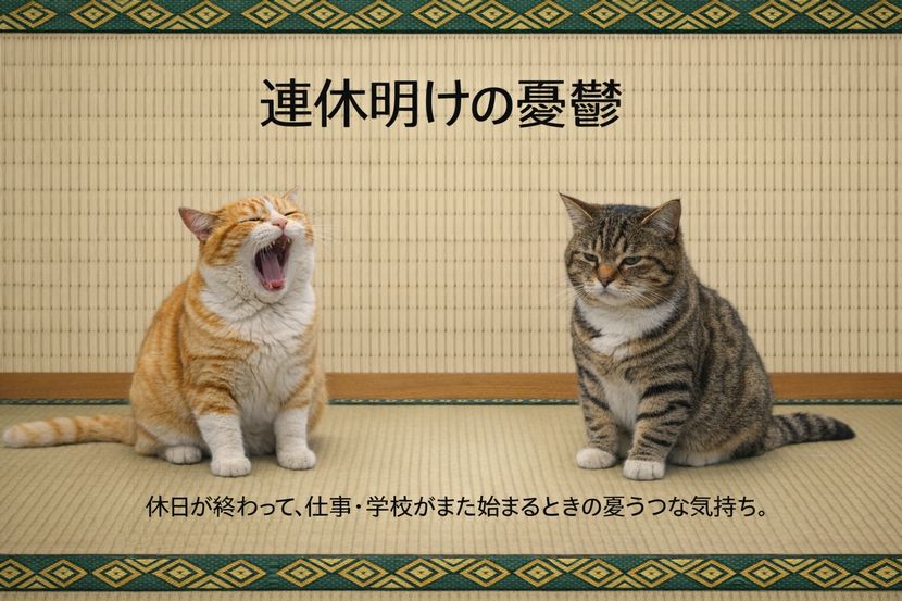 連休明けの憂鬱