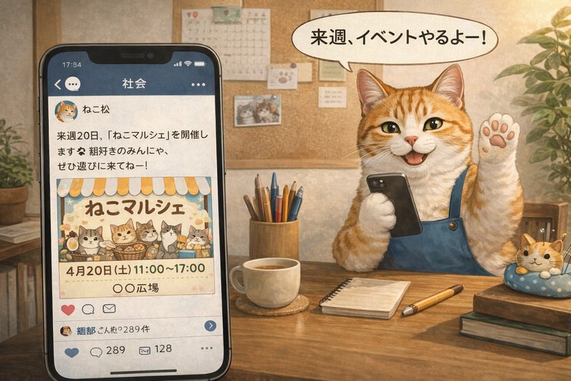 SNSで広がるイベント開催情報