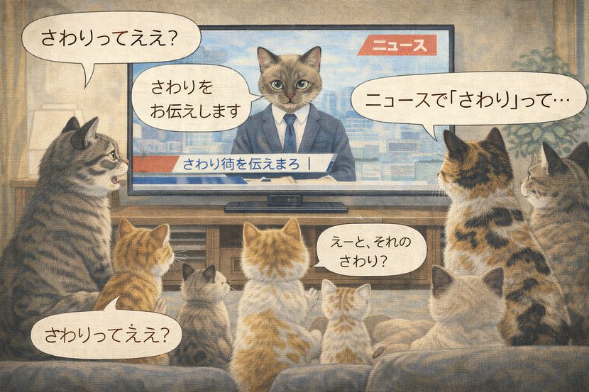 リビングに広がる「さわり」──ニュースの言葉が家庭に届くとき