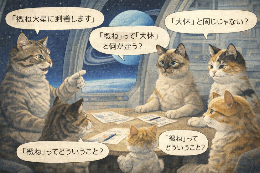 天王星を前に考える「概ね」と「大体」──宇宙ステーションの円卓