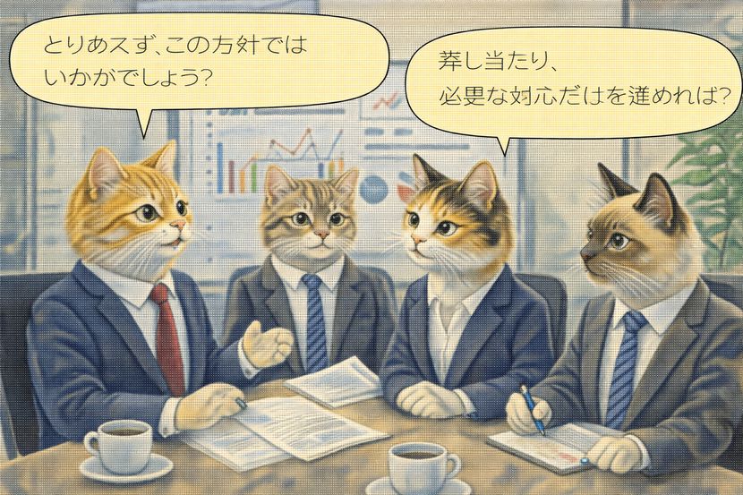 打ち合わせで使われる「差し当たり」