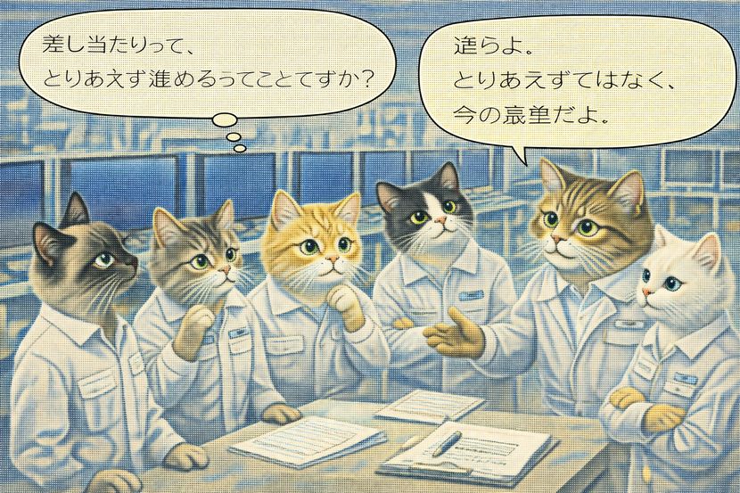 生産現場で揺れる「差し当たり」