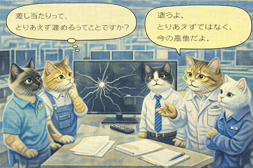 故障品を前に誤解される判断語