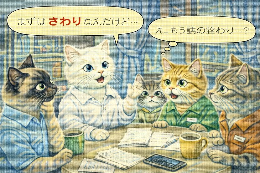 「さわり」は話の入り口?