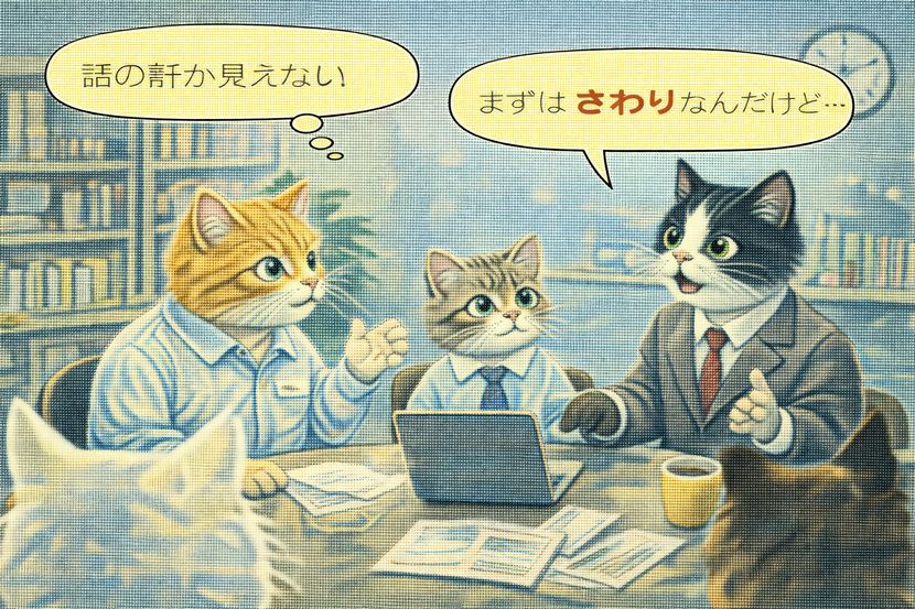 「さわり」が核心を隠すとき