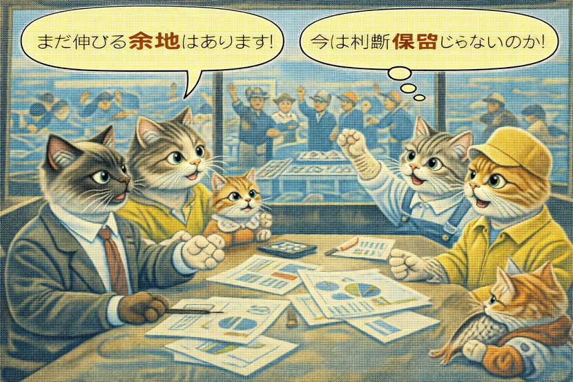 会議で出る「余地がある」──魚市場の死活問題