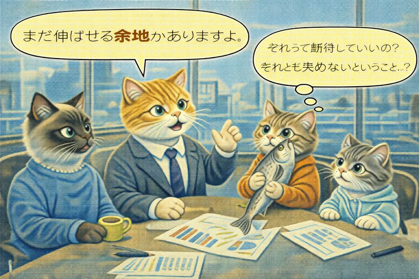 上司の「余地がある」