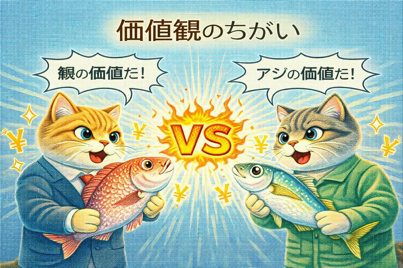 価値はどこにある？──魚で分かれる価値観