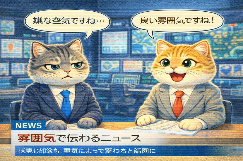 雰囲気で語られるニュース