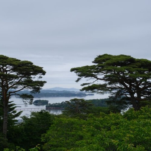 西行戻しの松公園の風景