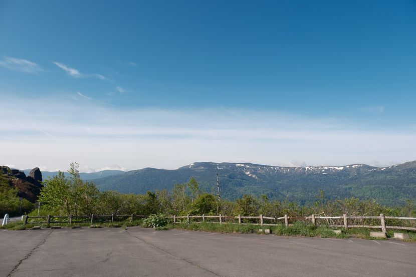 八幡平の春の風景写真