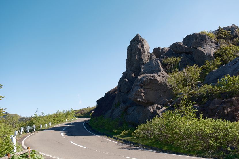 八幡平の春の風景写真