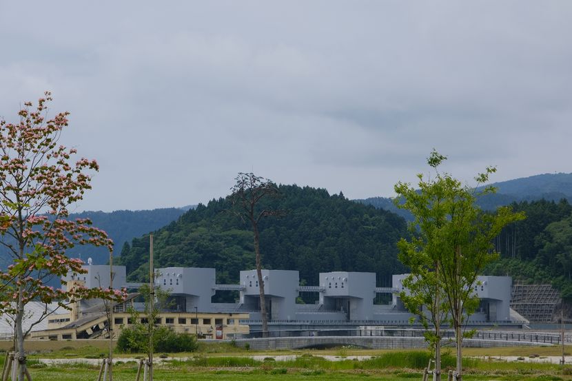 三陸道陸前高田の風景