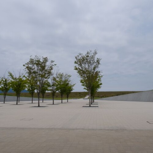 三陸道陸前高田の風景