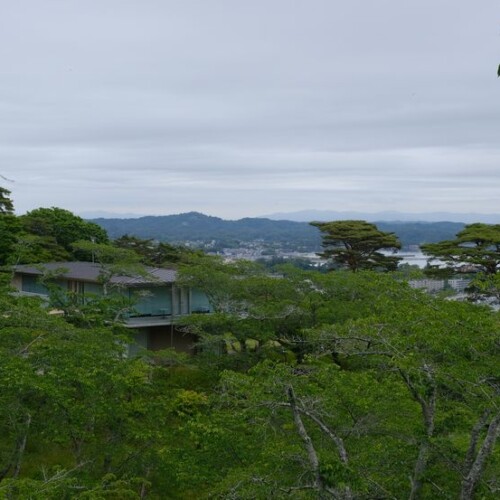 西行戻しの松公園の風景