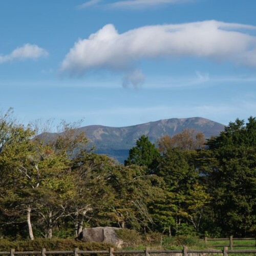 栗駒山の10月の風景