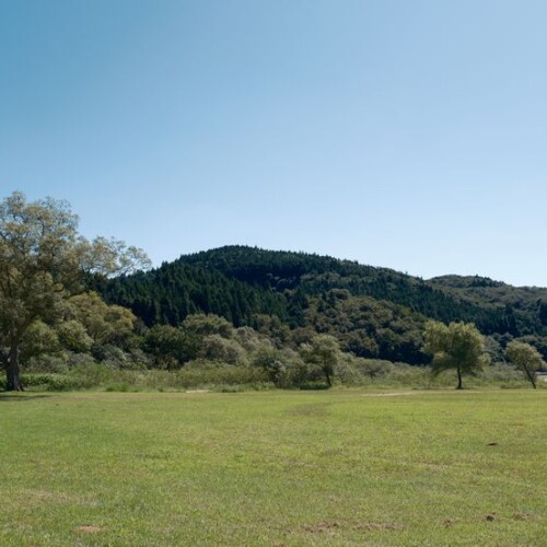 花山ダムの10月の風景写真