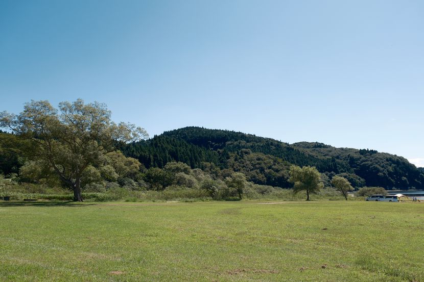 花山ダムの10月の風景写真