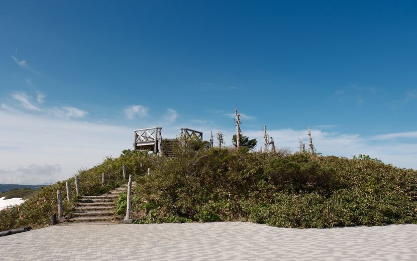八幡平の展望台の写真