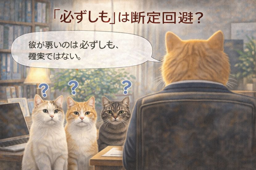 断定しない言葉に向き合う瞬間