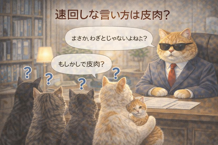 遠回しな一言にざわつく空気